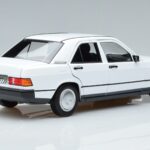Mercedes 190 E W201 Wit Norev 1:18 183820 Metaal - image 3 of 7
