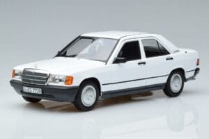 Mercedes 190 E W201 Wit Norev 1:18 183820 Metaal