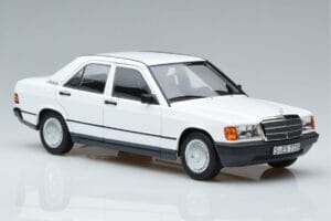 Mercedes 190 E W201 Wit Norev 1:18 183820 Metaal — afbeelding 5 van 7