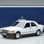 Mercedes 190 E W201 Wit Norev 1:18 183820 Metaal - image 7 of 7