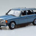 Mercedes 200T S123 Blauw Norev 1:18