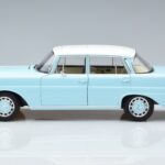 Mercedes 220 S W111 Blauw Norev 1:18 183920 Metaal - image 4 of 7
