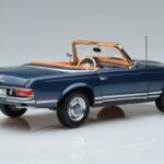 Mercedes 230 SL W113 Pagoda Blauw Gelimiteerde Editie Norev 1:18 183767 Metaal - image 3 of 8