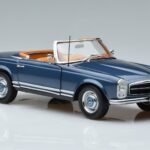 Mercedes 230 SL W113 Pagoda Blauw Gelimiteerde Editie Norev 1:18 183767 Metaal - image 6 of 8