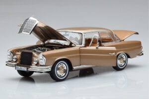 Mercedes 250 SE Coupe W111 Goud Metallic Norev 1:18 183759 Metaal — afbeelding 2 van 7