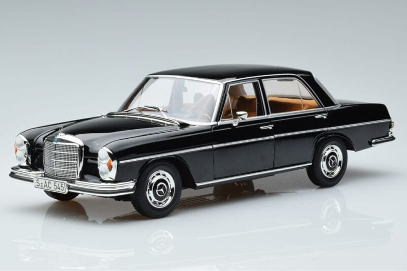 Mercedes 280 SE W108 Zwart Norev 1:18 183762 Metaal