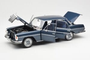Mercedes 280 SE W108 Donkerblauw Metallic Norev 1:18 183534 Metaal — afbeelding 2 van 8