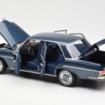 Mercedes 280 SE W108 Donkerblauw Metallic Norev 1:18 183534 - image 5 of 8