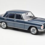 Mercedes 280 SE W108 Donkerblauw Metallic Norev 1:18 183534 - image 6 of 8