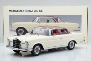 Mercedes 280 SE W108 Wit AUTOart 1:18 76287 Metaal — afbeelding 8 van 8