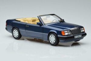 Mercedes 300 CE-24 A124 Cabriolet Nautical Blauw Gelimiteerde Editie Norev 1:18 183879 Metaal — afbeelding 5 van 7