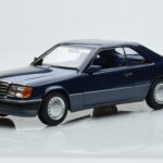 Mercedes 300 CE-24 C124 Coupe Nautical Blauw Gelimiteerde Editie Norev 1:18 183882 Metaal
