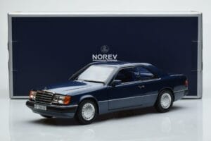Mercedes 300 CE-24 C124 Coupe Nautical Blauw Gelimiteerde Editie Norev 1:18 183882 Metaal — afbeelding 7 van 7