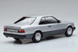 Mercedes 300 CE-24 C124 Coupe Zilver Norev 1:18 183880 Metaal — afbeelding 3 van 7