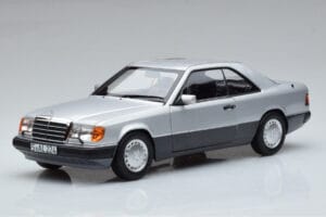 Mercedes 300 CE-24 C124 Coupe Zilver Norev 1:18 183880 Metaal