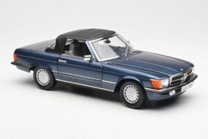 Mercedes 300 SL R107 Nautisch Blauw Norev 1:18 183466 Metaal — afbeelding 6 van 8