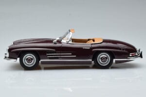Mercedes 300 SL W198 Roadster Rood Norev 1:18 183891 Metaal — afbeelding 5 van 8