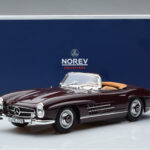 Mercedes 300 SL W198 Roadster Rood Norev 1:18 - image 8 of 8