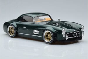 Mercedes 300 SL Speedster Hard Top By S-Klub Groen GT Spirit 1:18 GT872 Hars — afbeelding 4 van 6