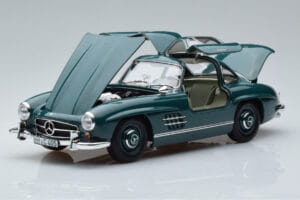 Mercedes 300 SL W198 Gullwing Groen Norev 1:18 183851 Metaal — afbeelding 2 van 7