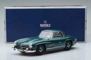 Mercedes 300 SL W198 Gullwing Groen Norev 1:18 183851 Metaal — afbeelding 7 van 7