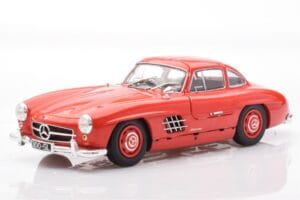 Mercedes 300 SL W198 Gullwing Rood Minichamps 1:18