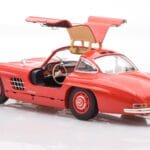 Mercedes 300 SL W198 Gullwing Rood Minichamps 1:18 - image 5 of 8