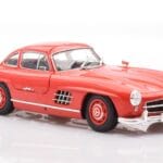 Mercedes 300 SL W198 Gullwing Rood Minichamps 1:18 - image 6 of 8