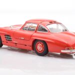 Mercedes 300 SL W198 Gullwing Rood Minichamps 1:18 - image 7 of 8