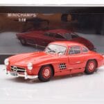 Mercedes 300 SL W198 Gullwing Rood Minichamps 1:18 - image 8 of 8