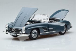 Mercedes 300 SL W198 Roadster Blauw Norev 1:18 B66040668 Metaal — afbeelding 2 van 9