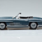 Mercedes 300 SL W198 Roadster Blauw Norev 1:18 - image 6 of 9