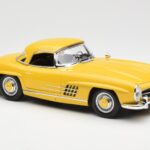 Mercedes 300 SL W198 Roadster Geel Norev 1:18 B66040669 - image 6 of 8