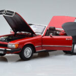 Mercedes 450 SL R107 US Versie Rood Norev 1:18 - image 2 of 8