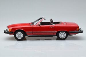 Mercedes 450 SL R107 US Versie Rood Norev 1:18 183729 Metaal — afbeelding 5 van 8