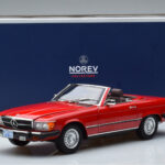 Mercedes 450 SL R107 US Versie Rood Norev 1:18 - image 8 of 8