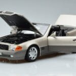 Mercedes 500 SL R129 Smoke Zilver Norev 1:18 183719 Metaal - image 2 of 7