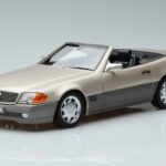 Mercedes 500 SL R129 Smoke Zilver Norev 1:18 183719 Metaal