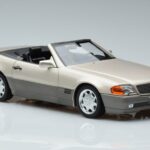 Mercedes 500 SL R129 Smoke Zilver Norev 1:18 183719 Metaal - image 5 of 7