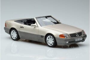Mercedes 500 SL R129 Smoke Zilver Norev 1:18 183719 Metaal — afbeelding 5 van 7