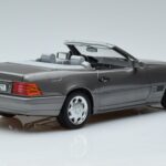 Mercedes 500 SL R129 Grijs Metallic Norev 1:18 183715 Metaal - image 3 of 7