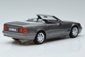Mercedes 500 SL R129 Grijs Metallic Norev 1:18 183715 Metaal — afbeelding 3 van 7