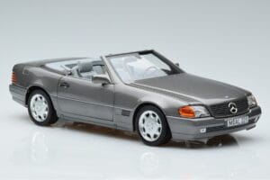 Mercedes 500 SL R129 Grijs Metallic Norev 1:18 183715 Metaal — afbeelding 5 van 7