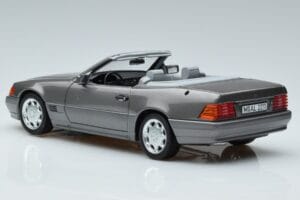 Mercedes 500 SL R129 Grijs Metallic Norev 1:18 183715 Metaal — afbeelding 6 van 7