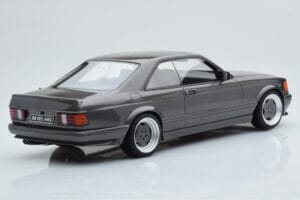 Mercedes 560 SEC C126 AMG Wide Body Grijs Otto 1:18 OT823 Hars — afbeelding 2 van 6