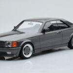 Mercedes 560 SEC C126 AMG Wide Body Grijs Otto 1:18
