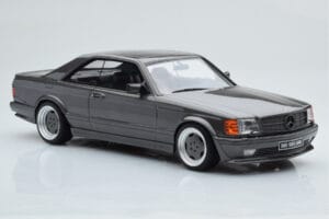 Mercedes 560 SEC C126 AMG Wide Body Grijs Otto 1:18 OT823 Hars — afbeelding 4 van 6