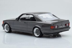 Mercedes 560 SEC C126 AMG Wide Body Grijs Otto 1:18 OT823 Hars — afbeelding 5 van 6