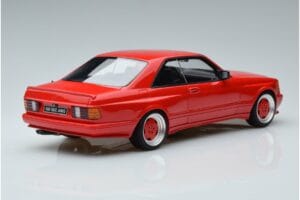 Mercedes 560 SEC W126 Widebody Rood Otto 1:18 OT995 Hars — afbeelding 2 van 6
