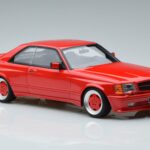 Mercedes 560 SEC W126 Widebody Rood Otto 1:18 OT995 Hars - image 4 of 6
